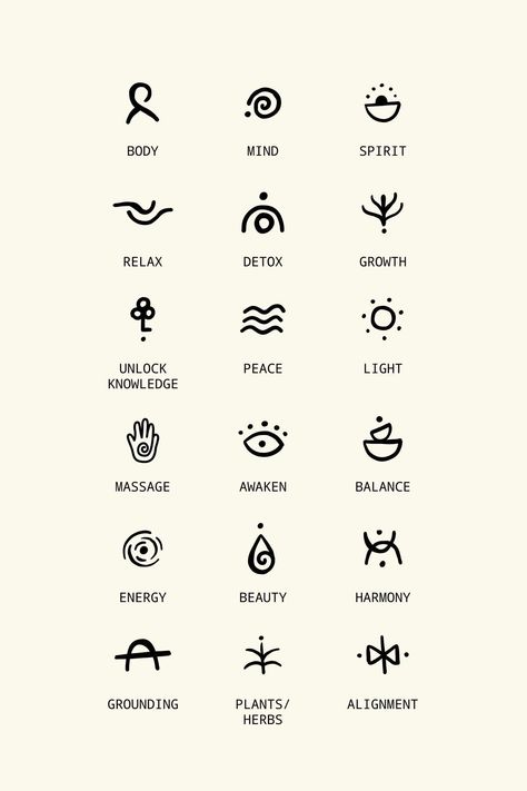 Symbols Of Health, Wellness Symbols, Evolution Symbol, Holistic Tattoo, Symbol For Growth, Transformation Symbol, Transformation Logo, Iconography Design, Healing Logo