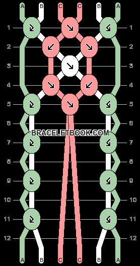 Normal pattern #76616 variation #147926 | BraceletBook Fast Bracelet Patterns, Frenship Braclet Easy Pattern, Normal Pattern Bracelet Easy, Fun Friendship Bracelet Patterns, Easy Bracelet Patterns Step By Step, 6 String Bracelet Patterns, Bracelet Book Patterns Easy, Yarn Bracelets Patterns, Normal Bracelet Patterns