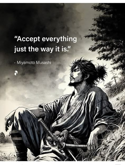 Miyamoto Musashi Quote, Samurai Quotes, Guerriero Samurai, Martial Arts Quotes, Stoicism Quotes, Stoic Quotes, Miyamoto Musashi, Man Up Quotes, Anime Quotes Inspirational