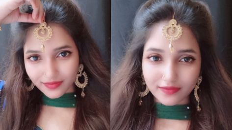 How to set or wear mangtikka Maang Tikka, Drop Earrings, How To Wear