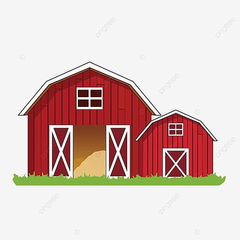 Barn Clip Art, Nuclear Art, Barn Drawing, Art Deco Vector, Farm Cartoon, Farm Clipart, Farm Vector, Sand Floor, Chicken Barn