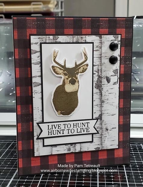 Deer Hunting Birthday, Fishing Birthday Cards, Hunting Birthday, Happy Monday Everyone, Nature Card, Masculine Birthday Cards, Birthday Cards For Boys, Fishing Birthday, Birthday Cards For Men