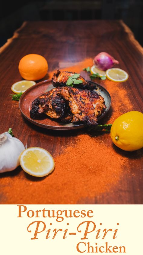 Portuguese-style Piri-Piri, made with chili, garlic, and oil, however, every grannie has their secrets to making it the best on the block. So dive in and have fun with this recipe in your fashion! (Our secret is... 🤫 Find out in the link!) Piri Piri Seasoning, Summer Feast, Garlic And Oil, Piri Piri Chicken, Dried Lemon Peel, Portuguese Style, Piri Piri, Portuguese Culture, Peri Peri