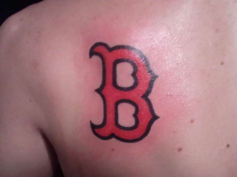 Boston Red Sox Tattoos, Red Sox Tattoo, Boston Logo, Red Sox Cap, Pictures Of Tattoos, Sport Tattoos, Random Tattoos, Red Sox Nation, Own Tattoo