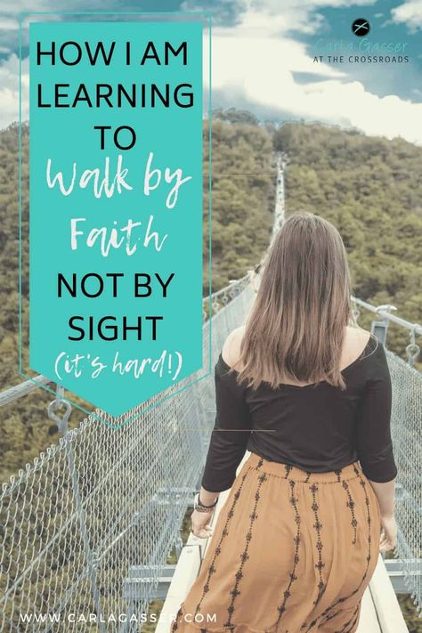 When we say "walk by faith, not by sight" what do we really mean and how do we do it? Join me as I share what God is teaching me as I walk by faith. Includes a FREE PRINTABLE on my favorite FAITH QUOTES. Doubting Thomas, Walk Idea, By Faith Not By Sight, I Am Learning, Faith Walk, Biblical Inspiration, Girls Camp, Leap Of Faith, Walk By Faith