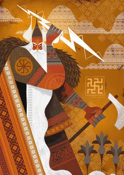 Slavic Ethnos Posters on Behance Ukrainian Mythology, Slavic Tattoo, Slavic Goddess, Slavic Paganism, Slavic Mythology, Slavic Folklore, Acrylic Gouache, Illustration Watercolor, Mythology Art