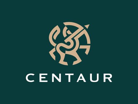 Centaur by SPG MARKS ✏️ on Dribbble Gb Logo, Greek Stories, Logos Vintage, Coin Logo, Pet Logo, Wine Logo, Logo Luxury, Natural Logo, Learning Design