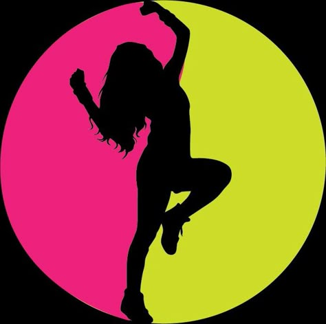 Zumba Silhouette Dance, Zumba Silhouette, Dance Logos Ideas, Bollywood Party Decorations, Zumba Logo, Zumba Party, Zumba Kids, Dance Logo, Kizomba Dance