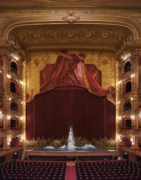 By: ShockBlast Teatro Colon Theatre Curtains, Houses Around The World, Opera Theatre, Theatre Interior, Night At The Opera, A Night At The Opera, New York Studio, Theatre Stage, Concert Hall