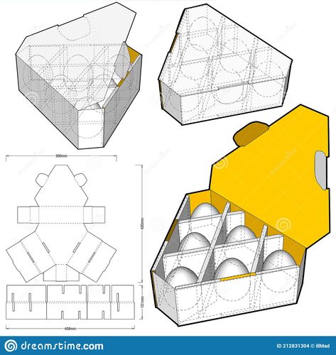 Egg Box Design, Egg Packaging Design, Eggs Packaging, Egg Box Craft, Gift Box Template Free, Box Packaging Templates, Egg Packaging, Food Box Packaging, Packaging Template Design