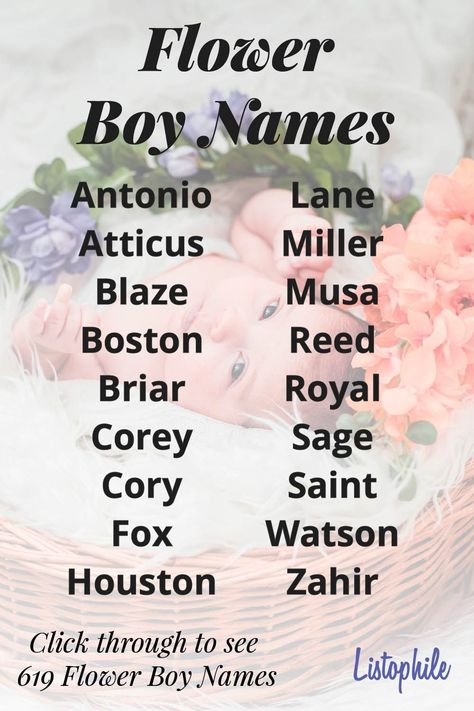 Flower Names For Boys, Names Meaning Flower, Shakespeare Names, Boy Names Meaning, Nature Names For Boys, Scene Writing Prompts, Floral Names, Flowers Name List, Botanical Names