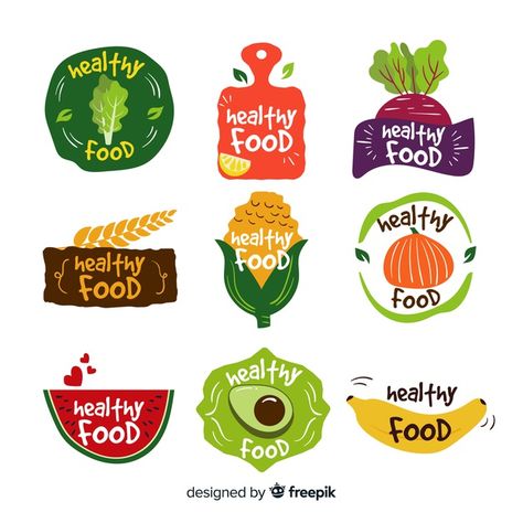 Salad Packaging, Healthy Food Logo, Food Logos, Food Logo Design, Healthy Instant Pot Recipes, Healthy Snacks For Diabetics, Food Logo, Quick Healthy Meals, Food Stickers