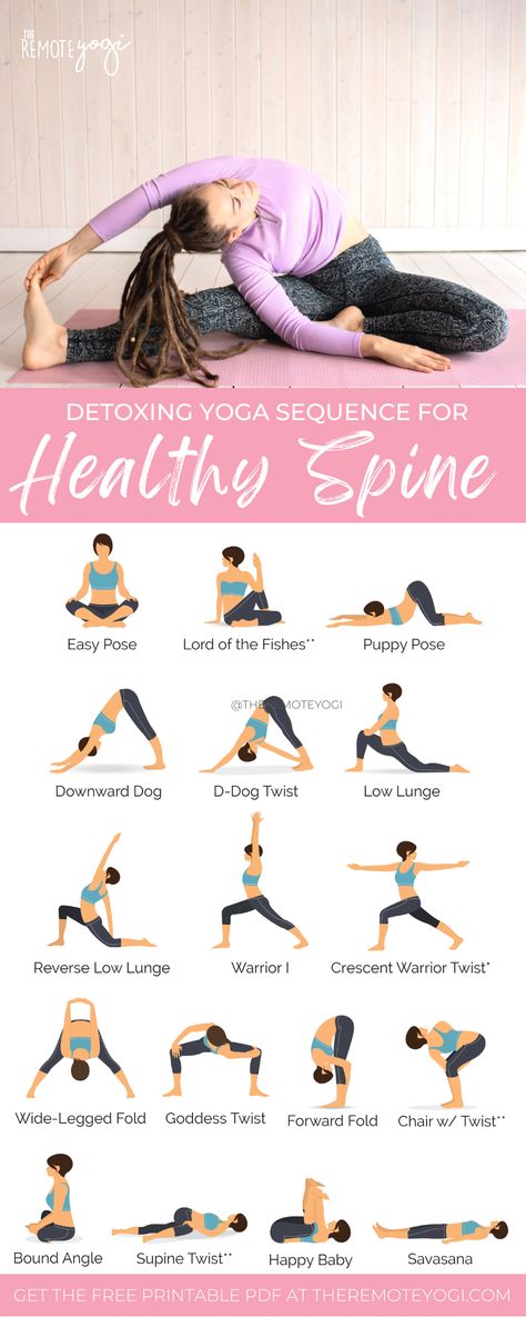 Become More Flexible, Healthy Spine, Morning Yoga Routine, Yoga Poses Advanced, Yoga Sequence, Advanced Yoga, Yoga Moves, Relaxing Yoga, Easy Yoga Workouts