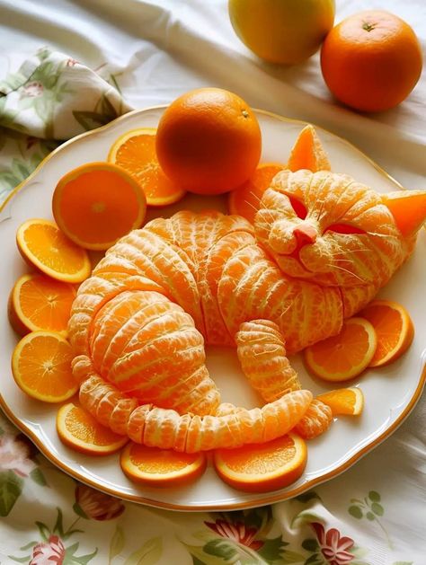 Julkransar Diy, Decorative Food, Decorações Com Comidas, Fruit Animals, Food Art For Kids, Amazing Food Decoration, Amazing Food Art, Food Carving, Easy Food Art