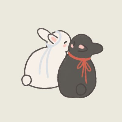 Lan Zhan X Wei Ying, Doodle Characters, Bunny Drawing, Mo Dao Zu Shi, Stylist Tattoos, Animation Tutorial, Bunny Art, Kawaii Doodles, Simplistic Tattoos