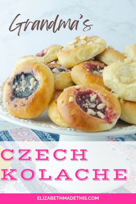 This tradition Czech kolache bread recipe is what you need for fun to make, morning sweet breads filled with cheese or fruit fillings Kolache Bread Recipe, Kolache Recipe Czech, Kolachi Recipe, Kolache Recipe, Czech Recipes, Kitchen Smells, Fruit Filling, Sweet Breads, Spiced Rum