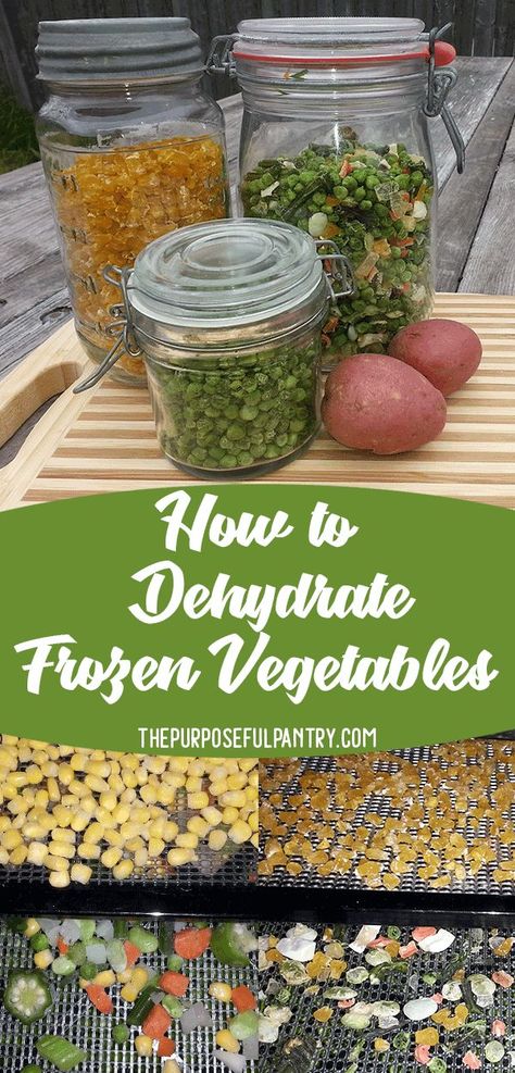 Dehydrate Vegetables, Purposeful Pantry, Dehydrating Vegetables, Dehydrating Recipes, Dehydrating Food Storage, Food Dehydration, Dehydrating Food, Preserving Foods, Dehydrated Foods