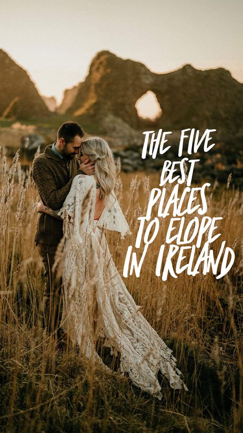 The best places to elope in Ireland. #elopement #elope #elopementphotographer #ireland #couplegoals #coupletattoos #coupleshoot #wedding #adventuretravel #irish #irishwedding Elopement In Ireland, Ireland Wedding Elopement, Weddings In Ireland, Ireland Elopement Photography, European Elopement, Beautiful Elopement, Dream Elopement, Ireland Elopement, Wedding Ireland