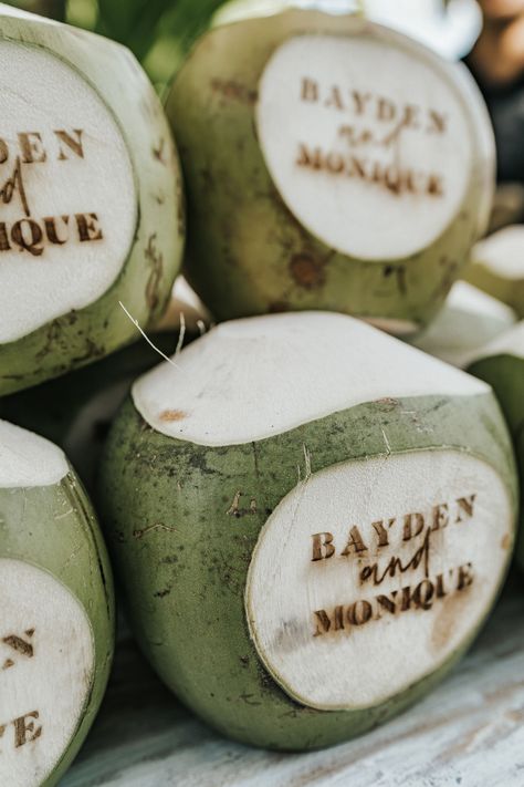 Bali Themed Party, Coconut Decoration Ideas, Bali Wedding Ideas, Bali Party, Filipiniana Wedding, Philippine Wedding, Dream Beach Wedding, Sustainable Wedding, Bali Wedding