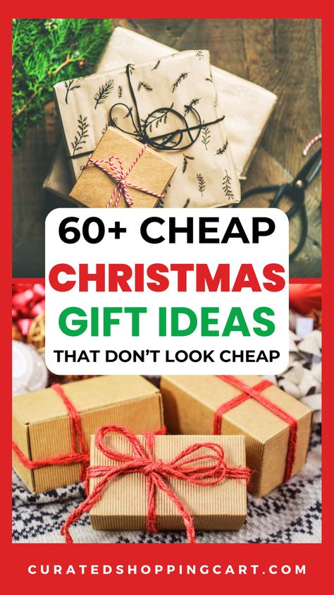 Check out 60+ cheap Christmas gifts that are both thoughtful & budget-friendly! From DIY crafts to personalized presents, this ultimate guide offers unique holiday gift inspiration for everyone on your list. Perfect for budget-conscious shoppers looking to give amazing gifts without breaking the bank. This includes thoughtful stocking stuffers, last-minute gifts & handmade treasures that will make everyone feel special. Holiday gift ideas, holiday gifts for family, Christmas gifts on a budget. Low Budget Gifts, Affordable Christmas Gift Ideas, Christmas Gifts On A Budget, Personalized Presents, Budget Gifts, Usable Gifts, Gifts On A Budget, Affordable Christmas Gifts, Cheap Christmas Gifts