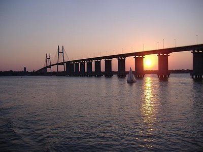 Rio Parana, Argentina Santa Fe, Period, Bridge, Art