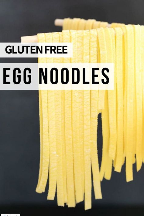 Egg Noodle Recipe, Gluten Free Egg Noodles, Homemade Gluten Free Pasta, Gf Dinners, Loopy Whisk, Inflammatory Meals, Gf Pasta, Homemade Egg Noodles, Noodle Recipe