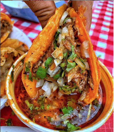 Birria Tacos Consome QuesaBirria | Authentic Mexican Flavors Red Tacos, Consomme Recipe, Mexican Sauce Recipes, Beef Birria, Authentic Mexican Recipes, Birria Tacos, Clam Recipes, Food Babe, Food Therapy