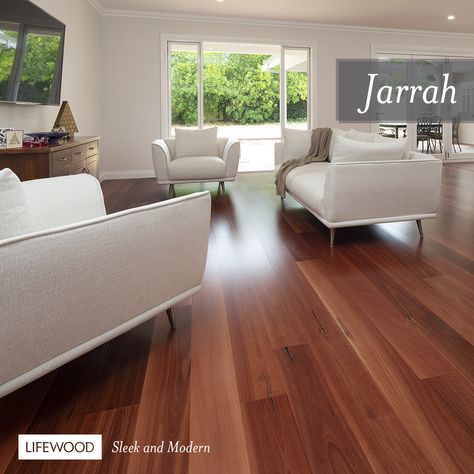 Jarrah flooring renovation adds natural elegance to family home. Red Floors, Dark Floorboards, Flooring Renovation, Best Wood Flooring, Timber Floor, House Colours, Red Floor, Dark Floors, Flooring Projects