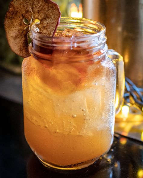 Bartending Ideas, Cinnamon Sugar Apples, Apple Slice, Dark & Stormy, Dark And Stormy, Sugar Apples, Dark N Stormy, Dark Rum, Lehigh Valley