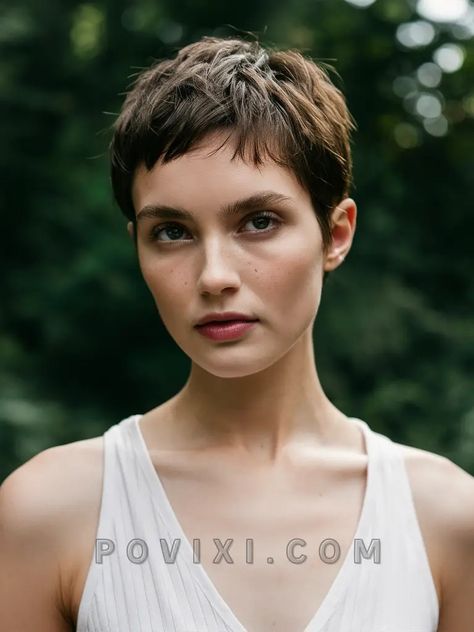 32 Trendsetting Hairstyles for Straight Hair Featuring Easy Cute Styles for All Occasions Meg Ryan Pixie Cut, Mod Short Hair, Pixie Haircut For Rectangular Face, Short Pixie Styling, Short Pixie Haircuts Straight Hair, Pixie Cut Big Forehead, Long Face Short Hairstyles, Styling Short Pixie Hair, Natalie Portman Pixie