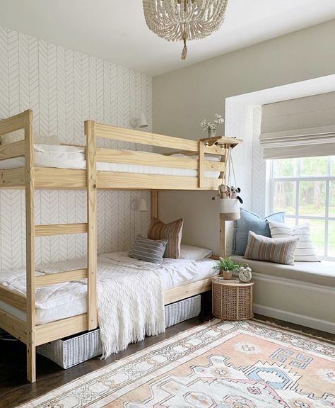 Maximize Bedroom Space, Girls Room Bunk Beds, Under Bed Storage Ideas, Bed Storage Ideas, Beddys Bedding, Boy And Girl Shared Bedroom, Bunk Bed Room, Girls Bunk Beds, Shared Girls Room