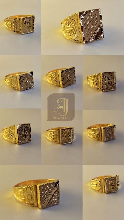 Gold Ring For Gens, Male Gold Ring Design, Gents Gold Ring Design, Male Ring Design For Men, Gents Ring Gold, Gents Ring Design, Gents Gold Ring, Hand Jewelry Rings, Mens Ring Designs