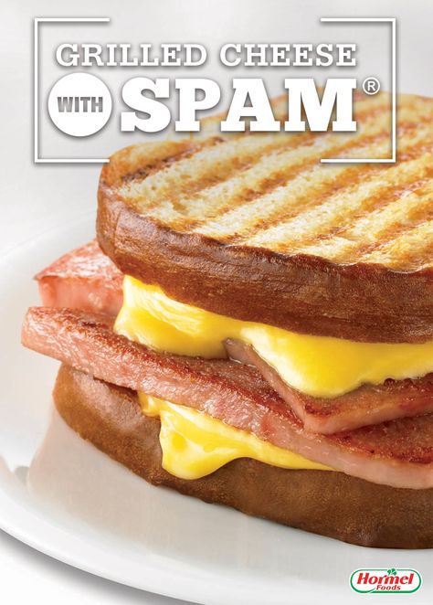 Spam And Cheese Sandwiches, Spam Grilled Cheese, Fried Spam Sandwich, Turkey Spam Recipe, Spam Lunch Ideas, Spam Sandwich Recipes, Spam Meals, Spam Recipes Dinners, Spam Sandwich