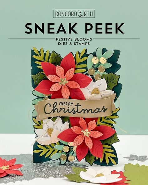 Concord & 9th (@concordand9th) • Instagram photos and videos Cards Flowers, Honey Bee Stamps, Concord And 9th, Christmas Card Design, Cards Christmas, Every Month, Honey Bee, All Things Christmas, New Products