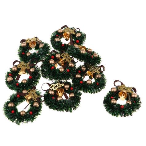 Miniature Candles, Dollhouse Garden, Christmas Wreaths & Garlands, Wreath Garland, Dollhouse Christmas, Toy House, Mini Wreaths, 1 12 Scale Dollhouse, Dollhouse Toys