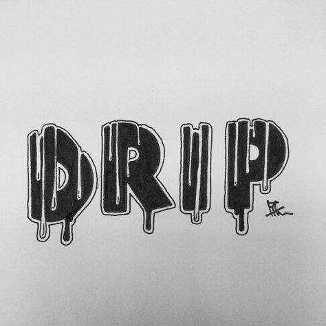 #drip #typehypechallenge #logo #verbicon Drip Graffiti Letters, Drip Typography, Drip Doodle, Dripping Drawing, Dripping Letters, Drip Logo, Word Drawings, Photo Cutout, Drip Art