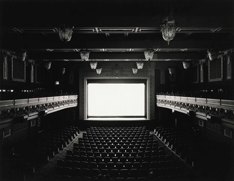 What is Hiroshi Sugimoto's photography project Theaters all about? Hiroshi Sugimoto, Theater Architecture, Theatre Photography, Large Format Camera, Paramount Theater, Drive In Theater, Moving To Los Angeles, Radio City Music Hall, Conceptual Photography