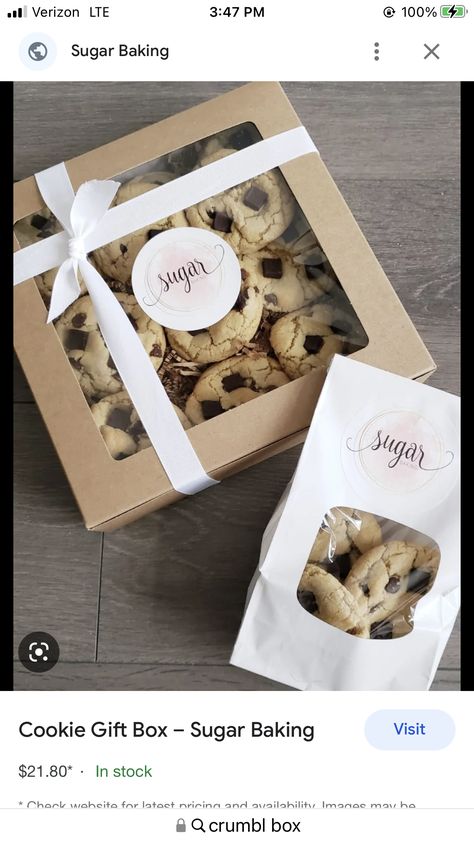 Packaging Homemade Cookies, Biscuit Gift Packaging, Gift Wrap Cookies Packaging Ideas, Cute Way To Package Cookies, Sweet Treats Packaging Ideas, Packaging Design For Cookies, Bakery Cookie Packaging, Small Bakery Packaging, Cookie Giveaway Packaging