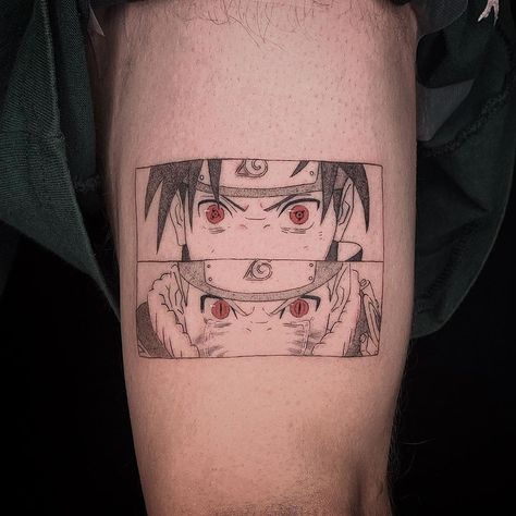 Framed Tattoo, Manga Tattoo, Naruto Tattoo, Anime Tattoo, Minimalist Tattoos, Nature Tattoos, Anime Tattoos, Tattoo Placement, Piercing Tattoo