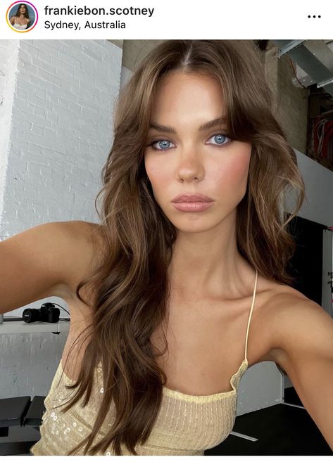 Low Contrast Hair Color, Warm Ashy Brown Hair, Airtouch Hair Brown, Cool Toned Light Brown Hair, Cool Light Brown Hair, Beige Hair, Brown Hair Inspo, Dark Blonde Hair, Gold Highlights