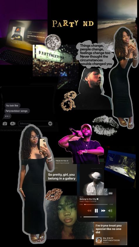 #partynextdoor #collage Partynextdoor Collage, Partynextdoor Songs, People Change, I Love You, Songs, Feelings, Collage