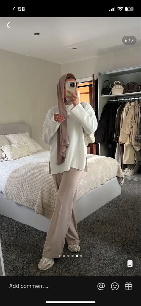 Muslim Girl Outfits, Modest Outfits Muslim, Modest Winter Outfits, Outfits Muslim, Sixth Form Outfits, New Hijab, Hijab Fashion Summer, Estilo Hijab, Hijabi Fits