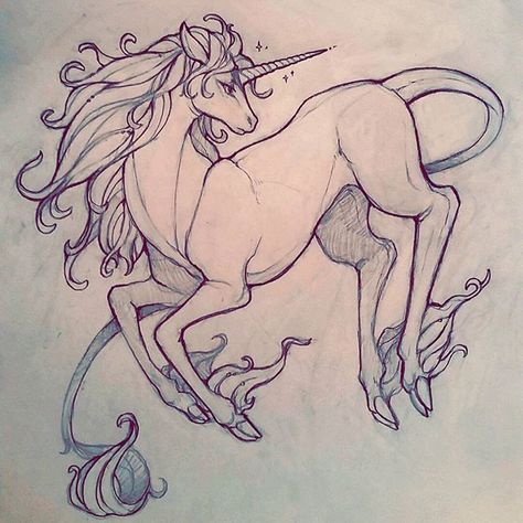 Happy Birthday to my dear friend @aliciahawksart ~<3  Amalthea from The Last Unicorn. Such a lovely novel & film. #TheLastUnicorn #peterbeagle #amalthea #Unicorn #RaeArts Unicorn Sketch, Unicorn Artwork, Unicorn Tattoos, Unicorn Drawing, Last Unicorn, Fantasy Tattoos, The Last Unicorn, Unicorn Art, Creature Drawings