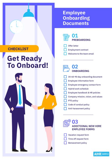 Discover how organizations with impactful onboarding processes have seen an 82% improvement in new hire retention and a productivity boost of 70%. Check our free tips and ready-to-use templates to shape your onboarding process. Click on the link now.    #Onboarding #Hiring #HR #HumanResources Offboarding Checklist, Onboarding Package, Time Off Request Form, Emergency Contact Form, Onboarding Checklist, Employee Experience, Employee Onboarding, Welcome To The Team, Employee Handbook