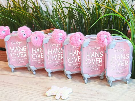 Bachelorette Party Emergency Kit, Hangover Essentials, Bachelorette Hangover Kit, Wedding Emergency Kit, Mini Suitcase, Lets Go Girls, Bridesmaid Groomsmen Gifts, Girls Trips, Girl Trip