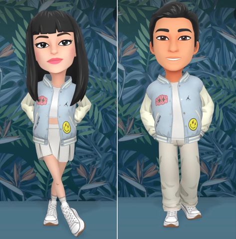 Snapchat Couples Bitmoji, Grunge Bitmoji Outfits, Snapchat Bitmoji Couple, Fall Bitmoji Outfits, Pretty Bitmoji Ideas, Bitmoji Outfits Baddie, Cute Snapchat Bitmoji Ideas, Snapchat Avatar, Snapchat Bitmoji