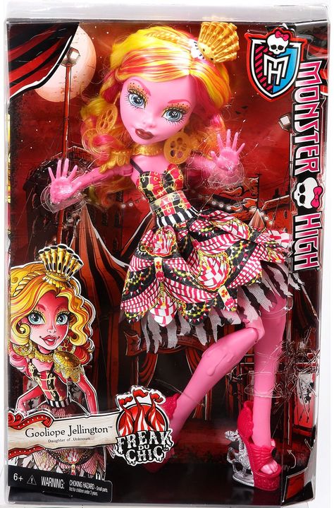 Amazon.com: Monster High Freak du Chic Gooliope Jellington Doll: Toys & Games Gooliope Jellington, Monster High Collection, Monster High Toys, Beast Friends, Fantasy Dolls, Core Memories, Arte Monster High, Mattel Shop, Moster High