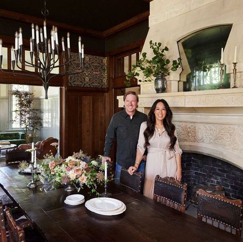 Magnolia Castle Collection, Magnolia Castle, Castle Renovation, Joanna Gaines Dining Room, Joanna Gaines Living Room, Joanna Gaines Kitchen, Joanna Gaines Design, Timeless Dining Room, Joanna Gaines House