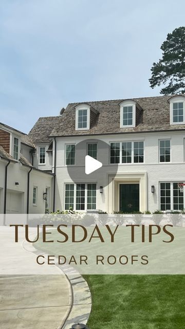 John C Sanders and Company on Instagram: "Tuesday Tip 👷🏼‍♂️
.
We’re switching gears to talk about roofs this week. First up: cedar roofs. It’s important to first know the difference between a cedar shingle vs. a cedar shake roof. When you’ve decided the best option for your home, make sure to select an installer who specializes in cedar roofs. Ensure your investment is protected so your cedar roof can shine as the crown jewel of your home. 
.
.
.
#cedar #roof #cedarshingles #cedarshakes #cedarroof #tuesdaytip #tuesdaytips #johncsandersandcompany #reelsinstagram" Cedar Shingle, Yellow Cedar, Cedar Shake Roof, Cedar Shake, Shake Roof, Cedar Roof, Cedar Shakes, Cedar Shingles, House Roof