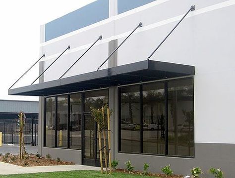 Metal Cable Awning Houston Texas,Metal Rod Cable Awning Houston Texas,Cable… Residential Awnings, Industrial Exterior, House Awnings, Church Building Design, Aluminum Awnings, Metal Awning, Apartment Exterior, Factory Architecture, Fibreglass Roof